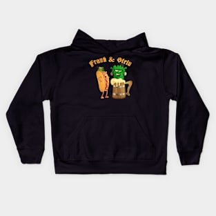 Frank & Stein, Funny Beer Festival Gift Kids Hoodie